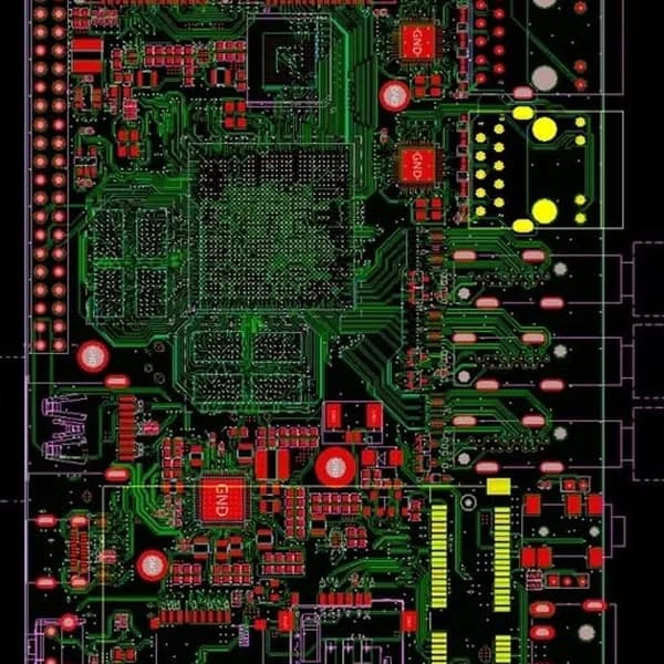 Çok katmanlı PCB tasarım / Gerber görünümü