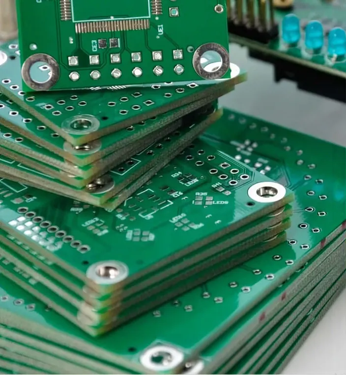 Üst üste istiflenmiş çok katmanlı FR4 PCB baskı devre kartları